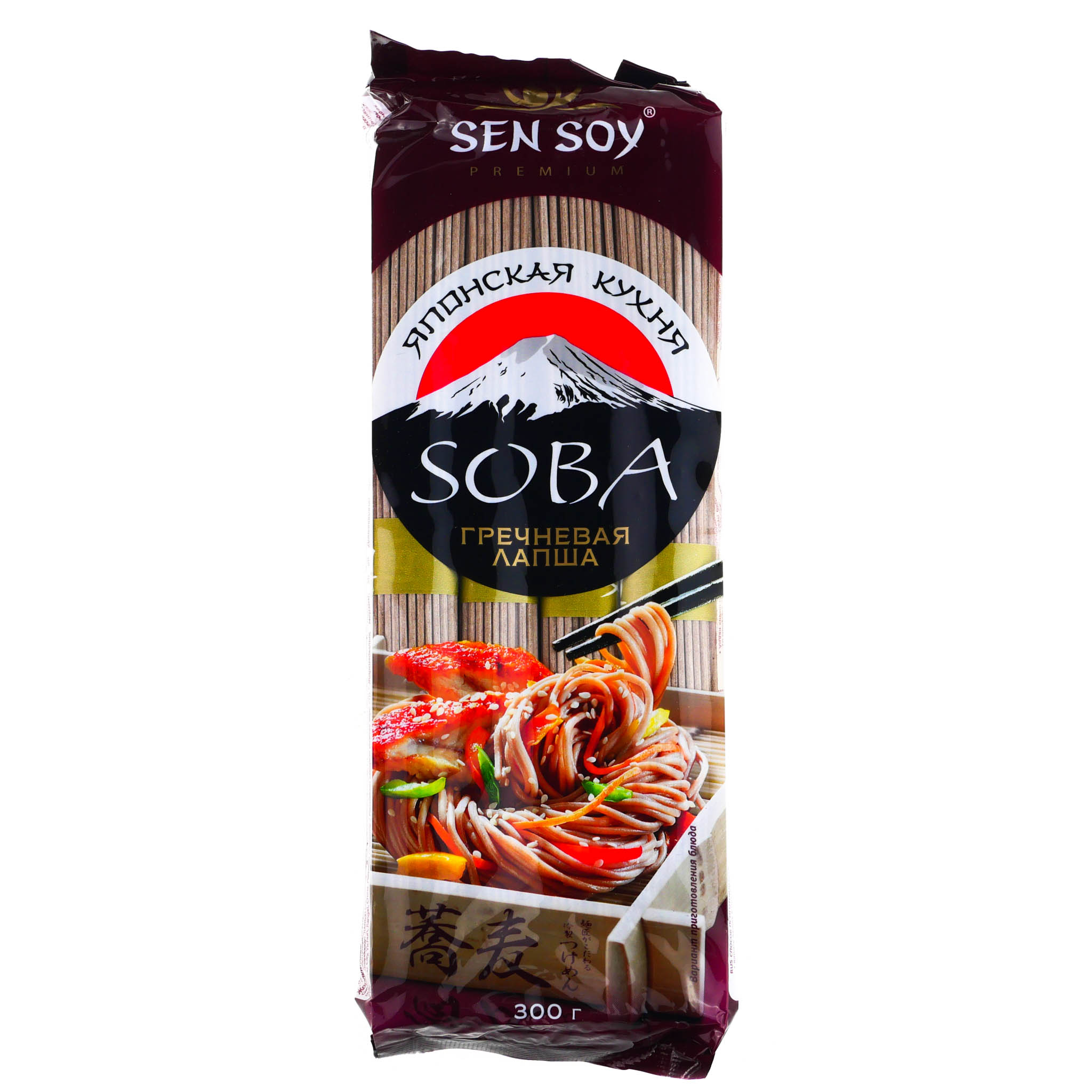 Лапша гречневая Soba 0.300 гр. ТМ Сенсой