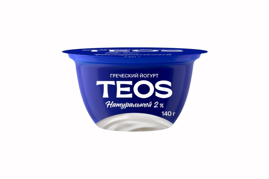 СП ЙОГУРТ ГРЕЧЕСКИЙ ТЕОS П/СТ 140г 2% НАТУРАЛЬНЫЙ