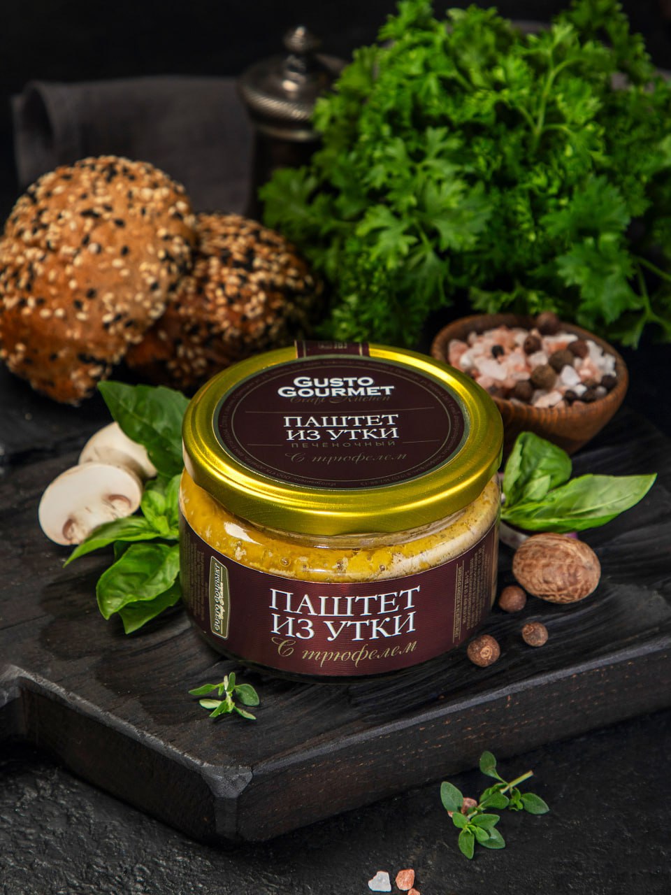 Паштет из печени фермерской утки с трюфелем