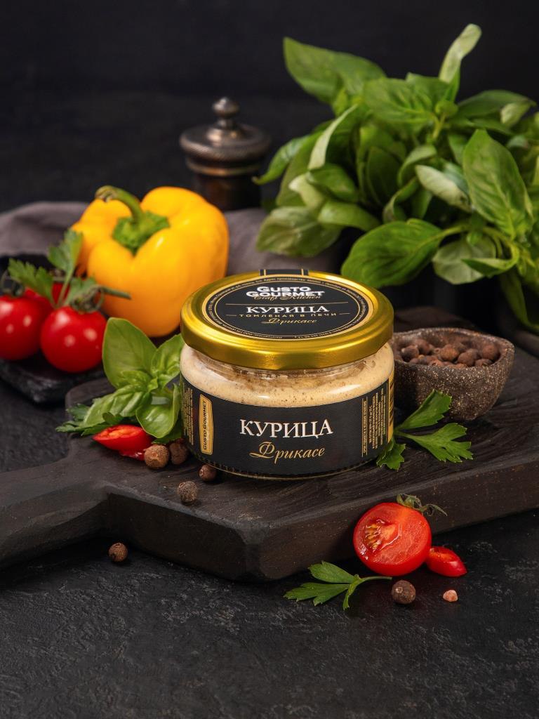 Курица "Фрикасе" ст/б 0,180 гр.