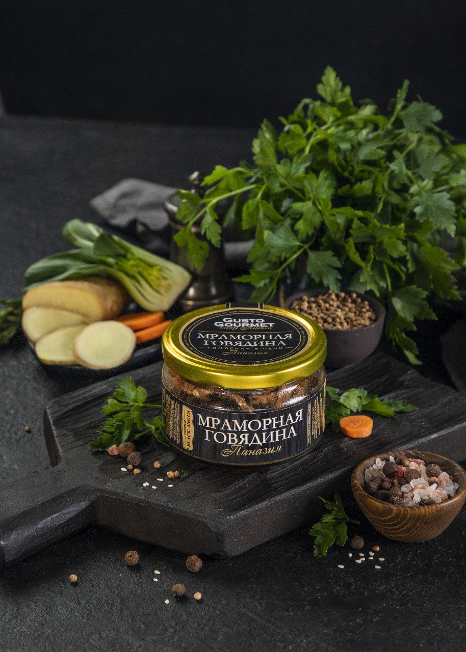 Мрамор. говядина томлёная "Паназия" ст/б 0,180гр.