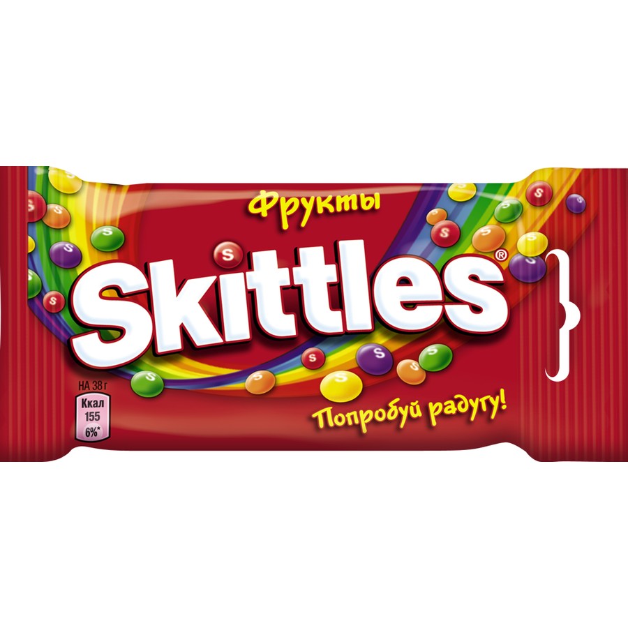 Skittles 38 г. фрукты