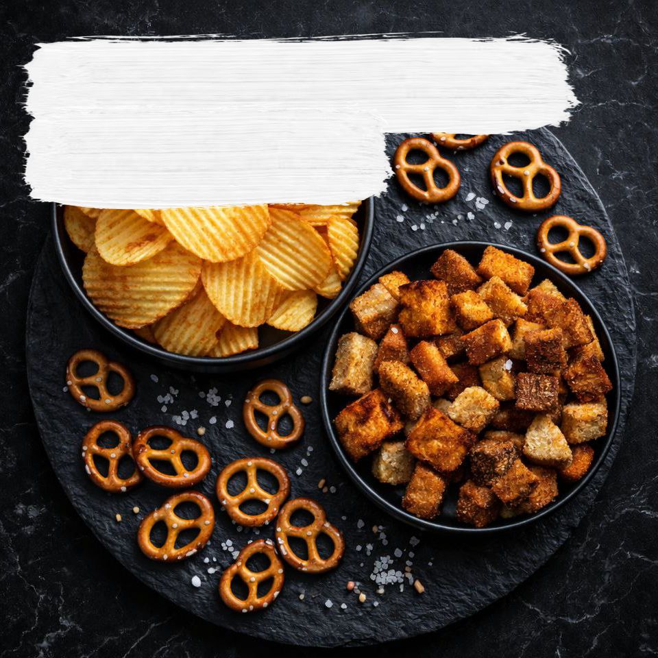 Чипсы, крекер, сухарики