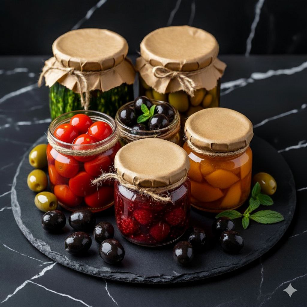 Овощные, фруктовые консервы