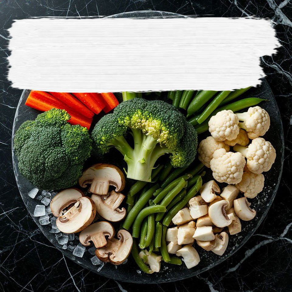 Замороженные овощи, грибы