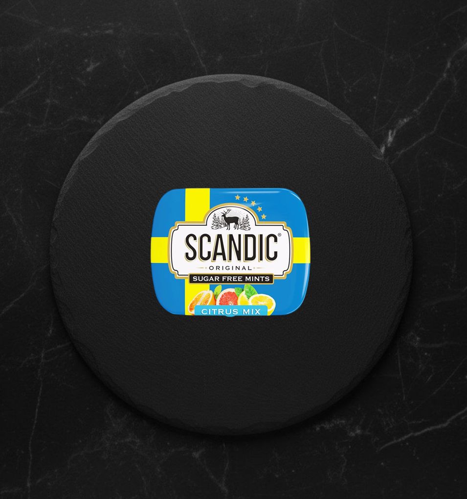 Конфеты Scandic Цитрусовый Микс б/сах 14г