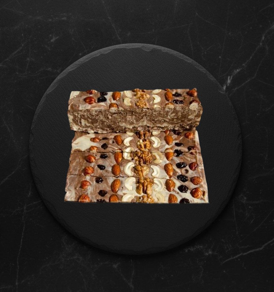 Халва ХАЛВА Цветущий сад (ЗЕБРА) Темн.шоколад, ГРЕЦ.ОРЕХ вес