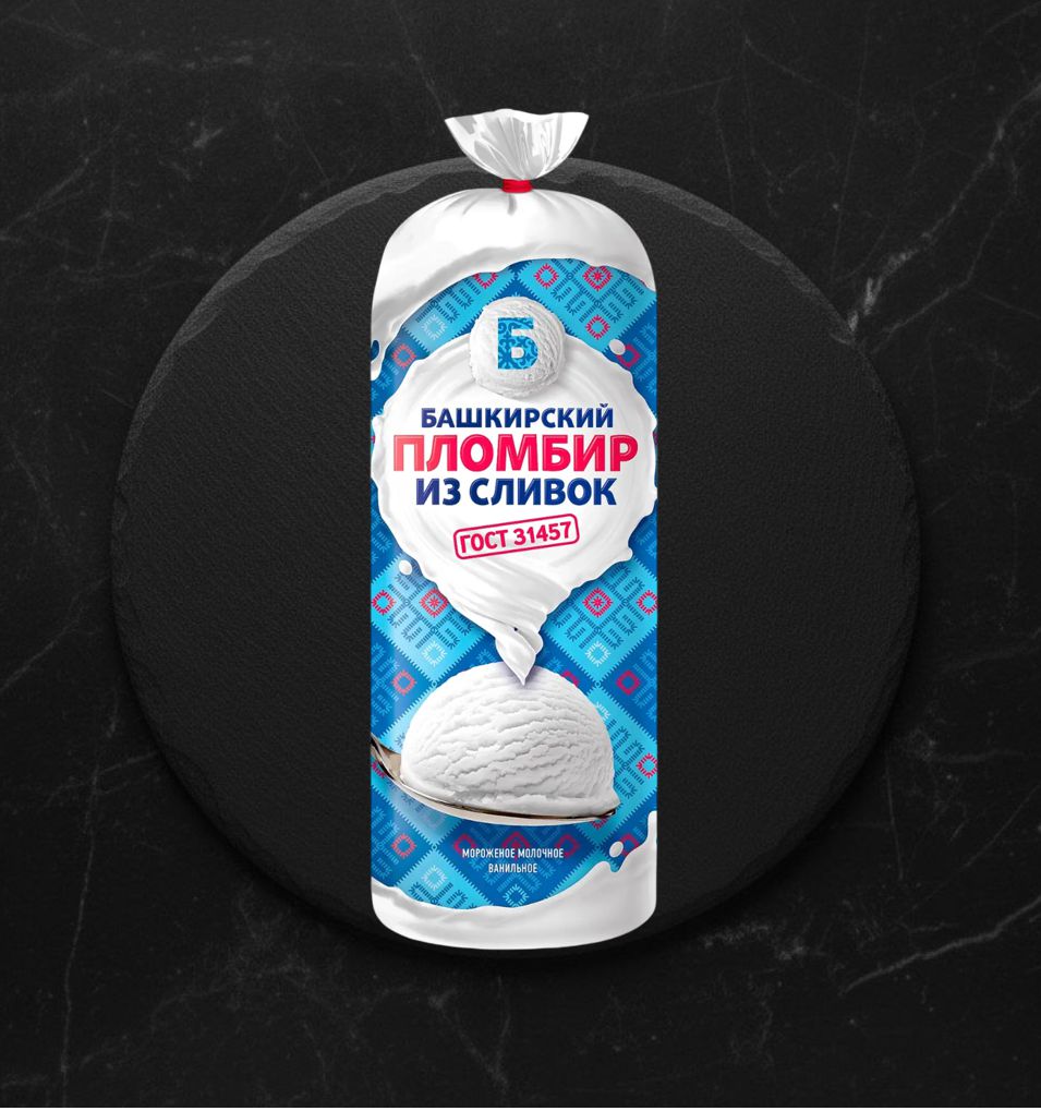 Мороженое Пломбир Из Сливок 15% 400г