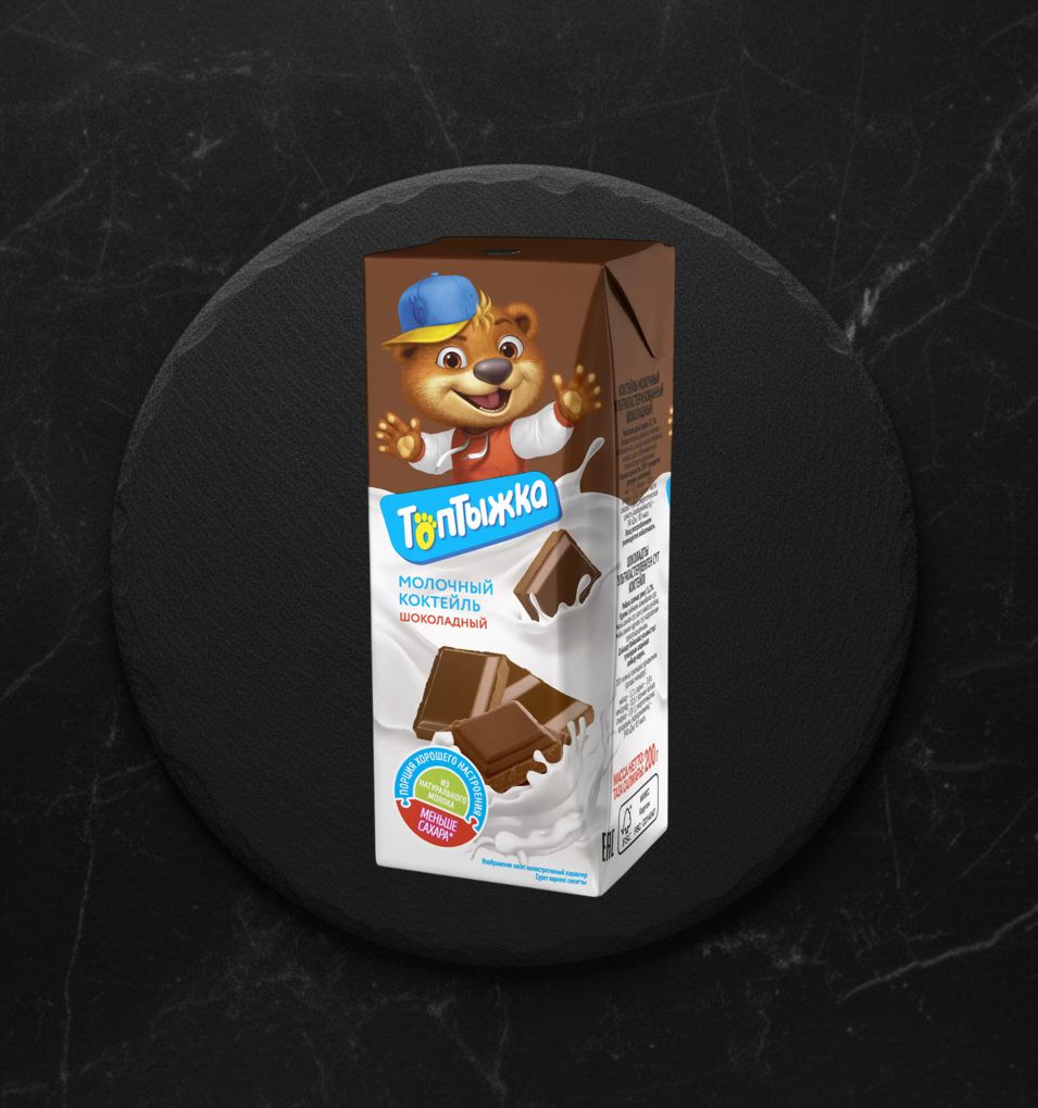 Коктейль молоч.Топтыжка Шоколад 3,2% 200гр