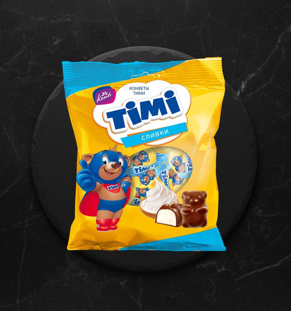 Конфеты суфле Тими Сливки 155г