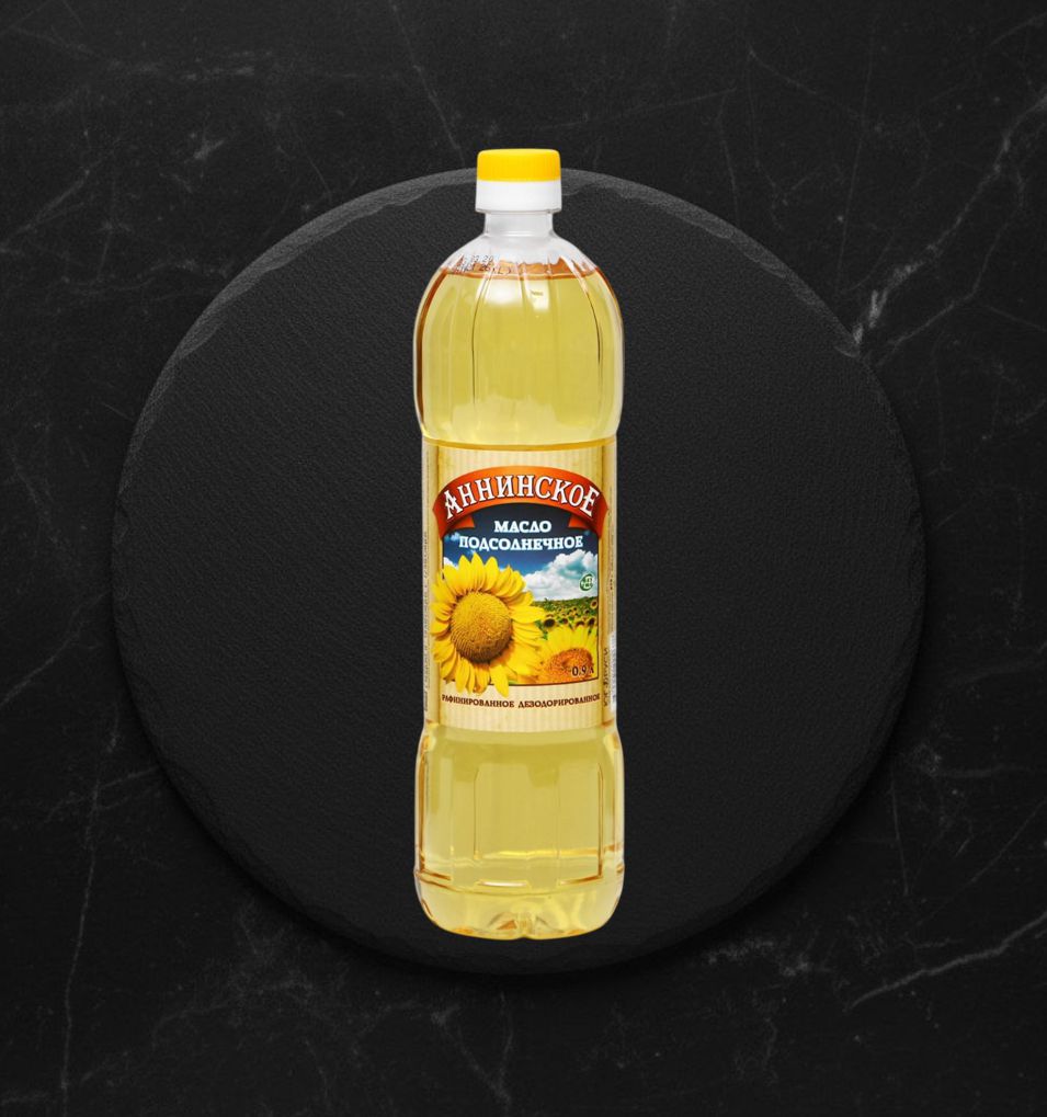 Масло Аннинское подсолн. раф. 0,9 л