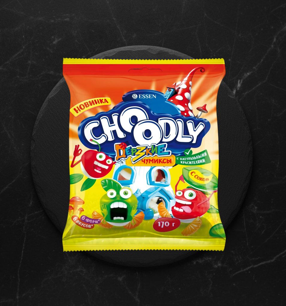 Мармелад Жевательный CHOODLY Дерзкие Чумиксы 170гр