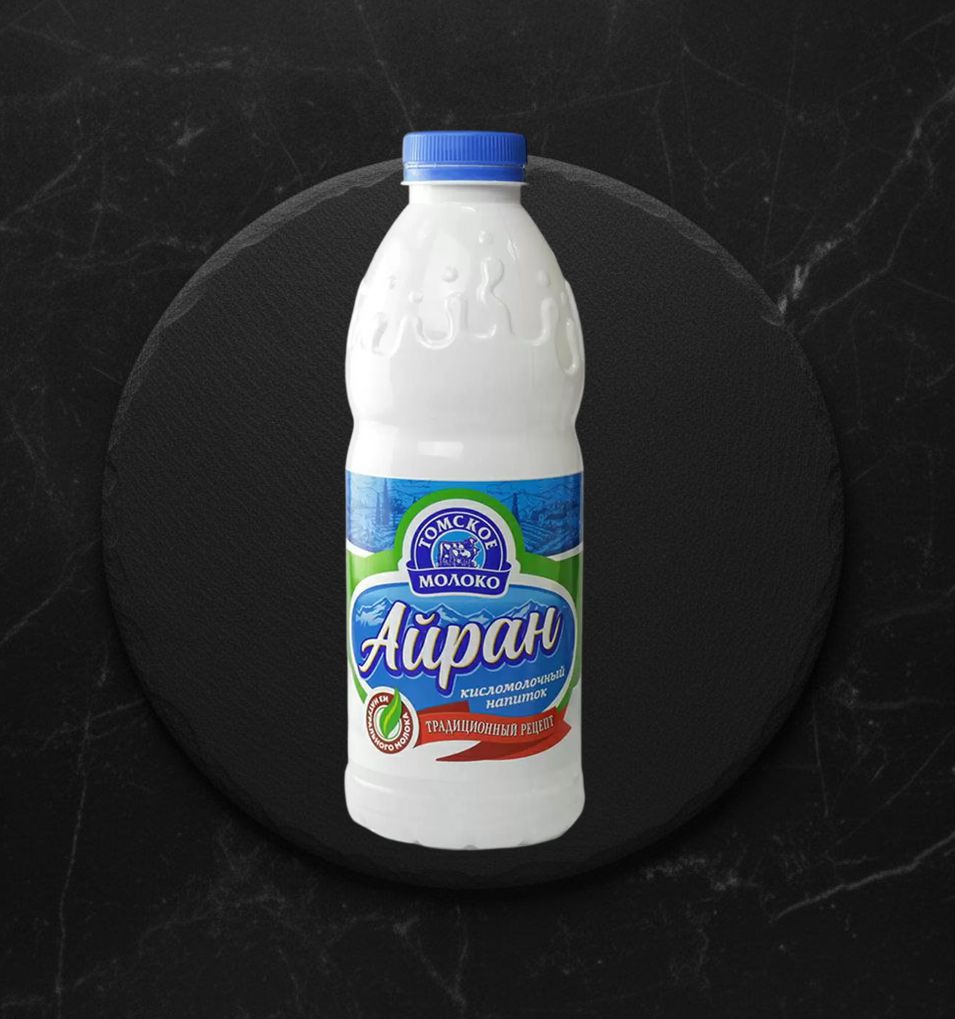 Айран Негаз. 1% ТМ 900г Томское молоко