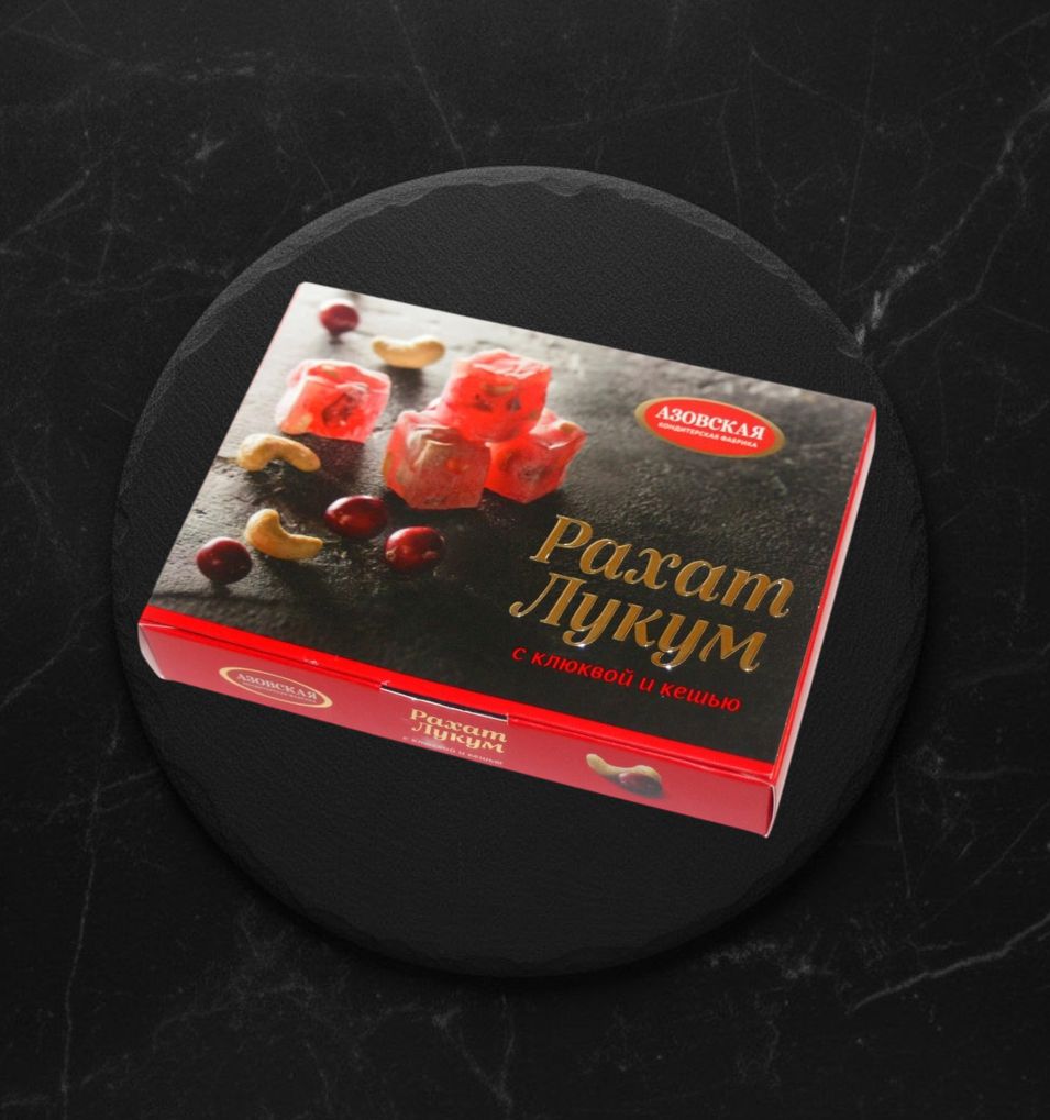Рахат-лукум с клюквой и кешью 160 гр