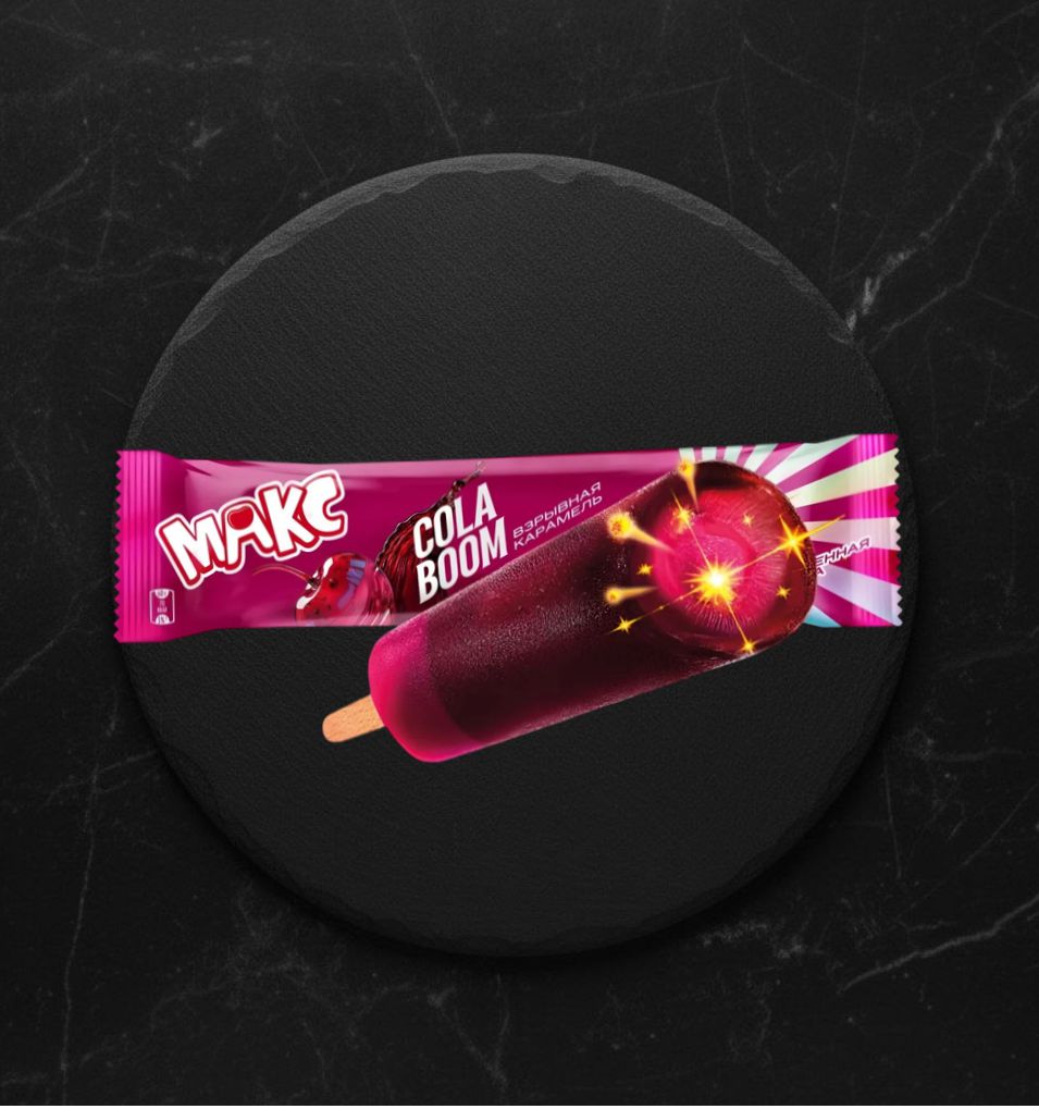 Морож.д/д МАКС ФРУКТ.ЛЕД КОЛА ВИШНЯ ВЗРЫВ.КАРАМ 60гр