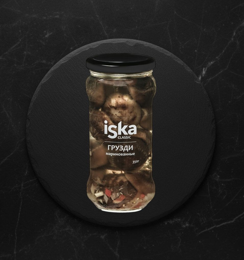 Грузди маринованные ISKA 350гр стекло