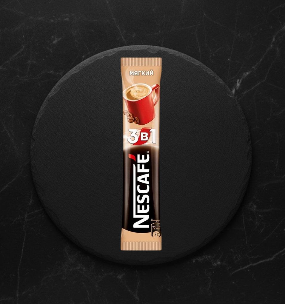 Коф. смесь Нескафе "3 в 1 Мягкий" 14,5 г.