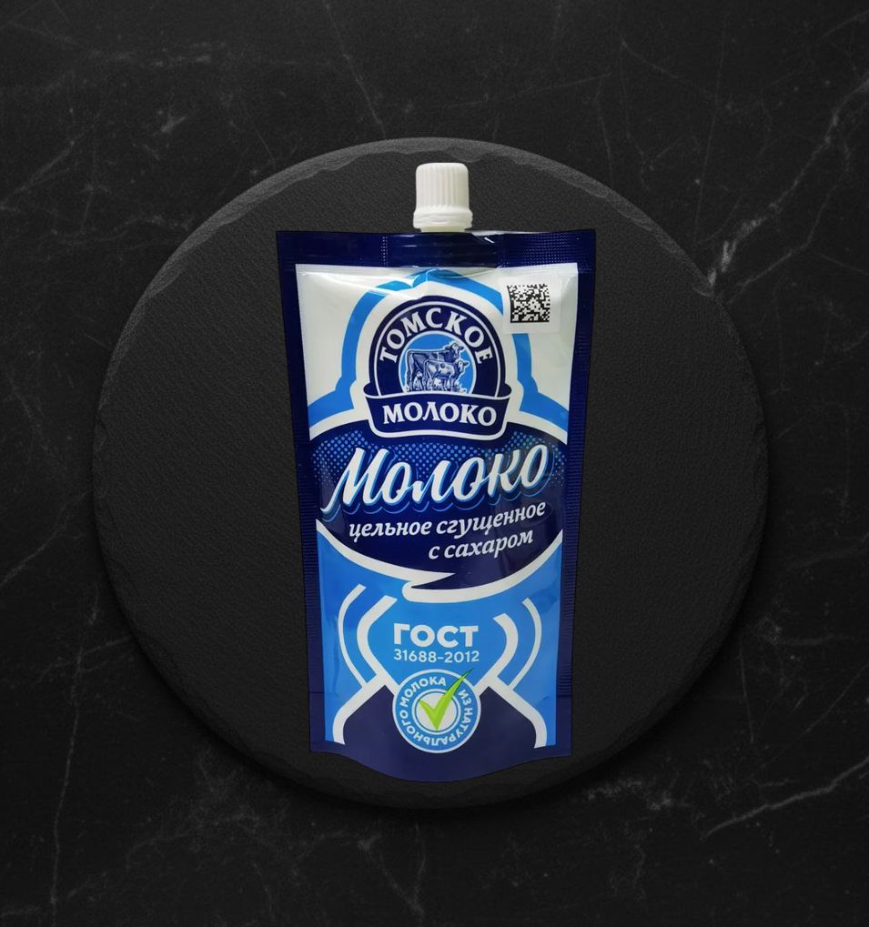Молоко Сгущенное  8,5% 270гр дойпак Томское молоко