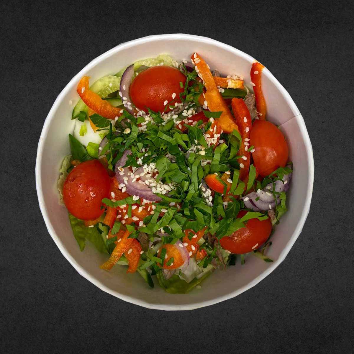 Салат По-Восточному с Говядиной 200г/50р шт Мясн.Центр
