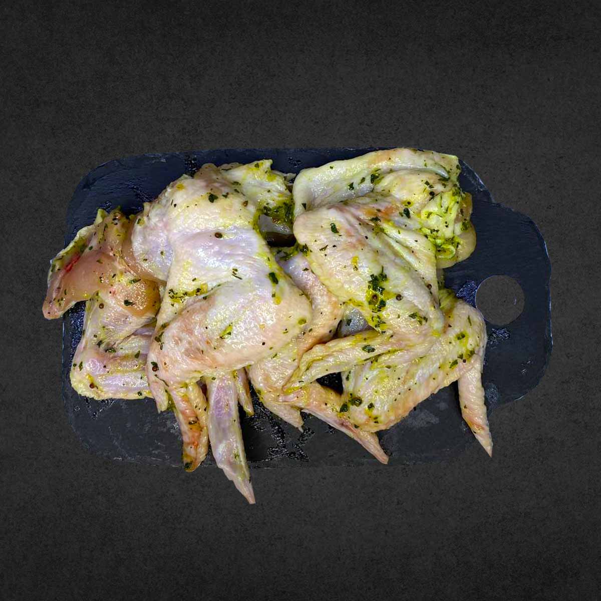 Куриные крылышки  в Чесночном маринаде с травами