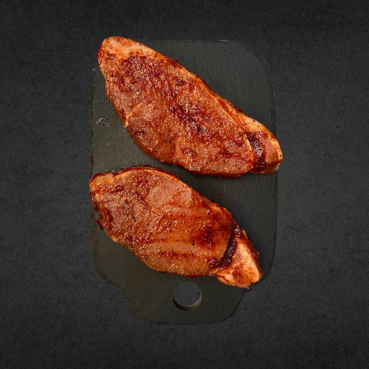 Стейк из свинины (карбонад) в Папричном Маринаде