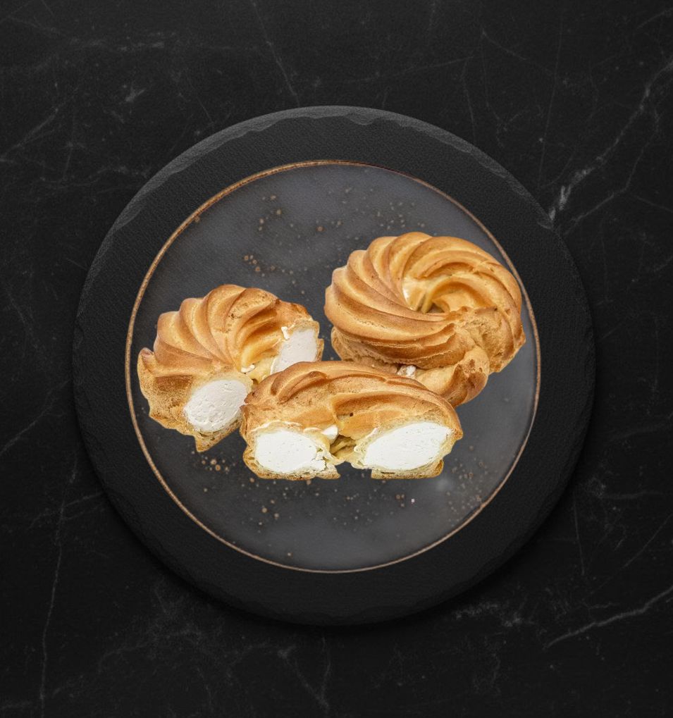 Кольцо Заварное взбитые сливки Фабрика профитролей