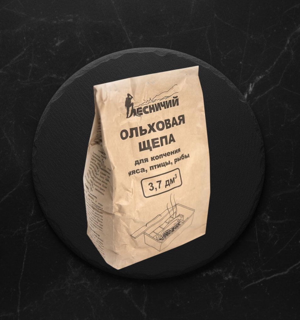 Щепа д/копчения Ольха в бумажном пакете