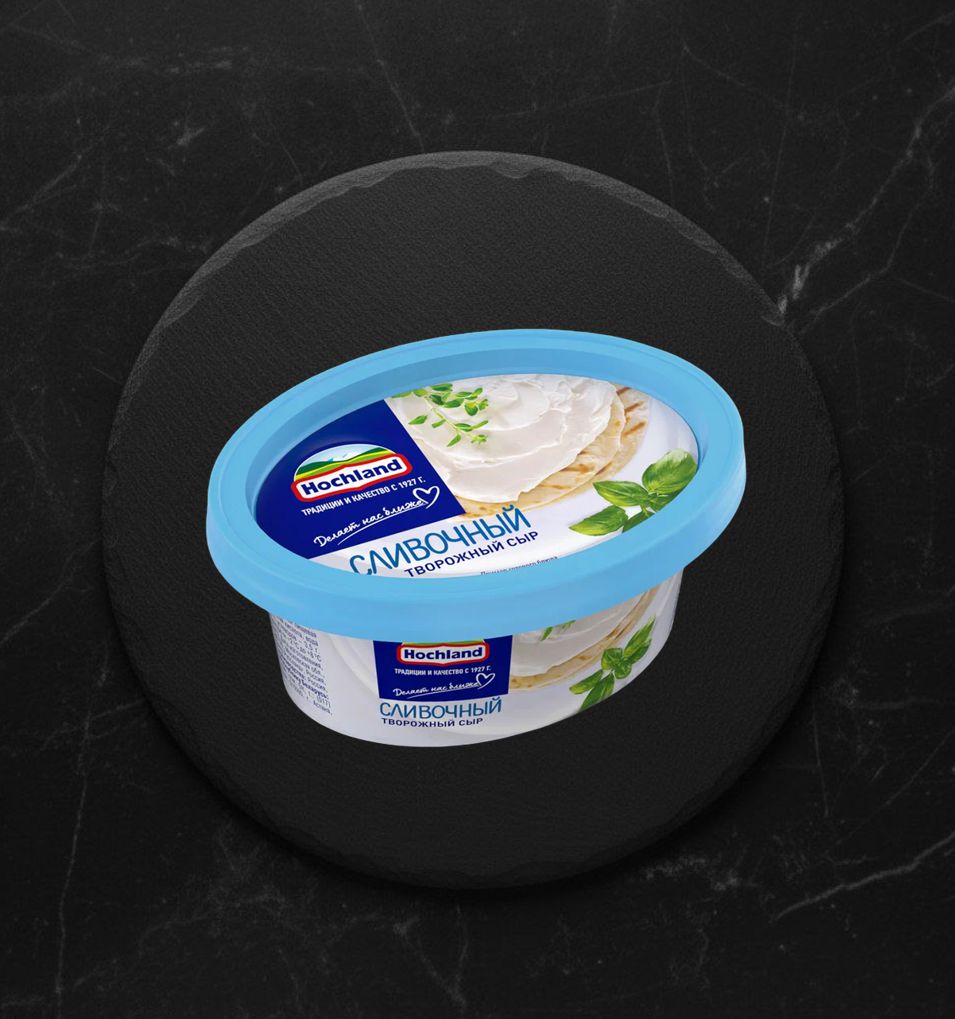 Сыр творож. Сливочный ванна 140гр Хохланд