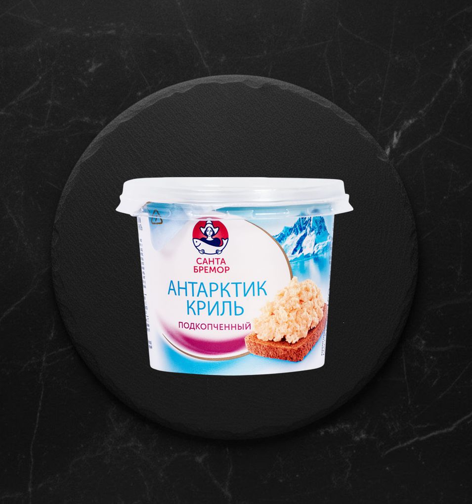 Паста Антарктик-Криль подкопченая 150 гр, Санта Бремор