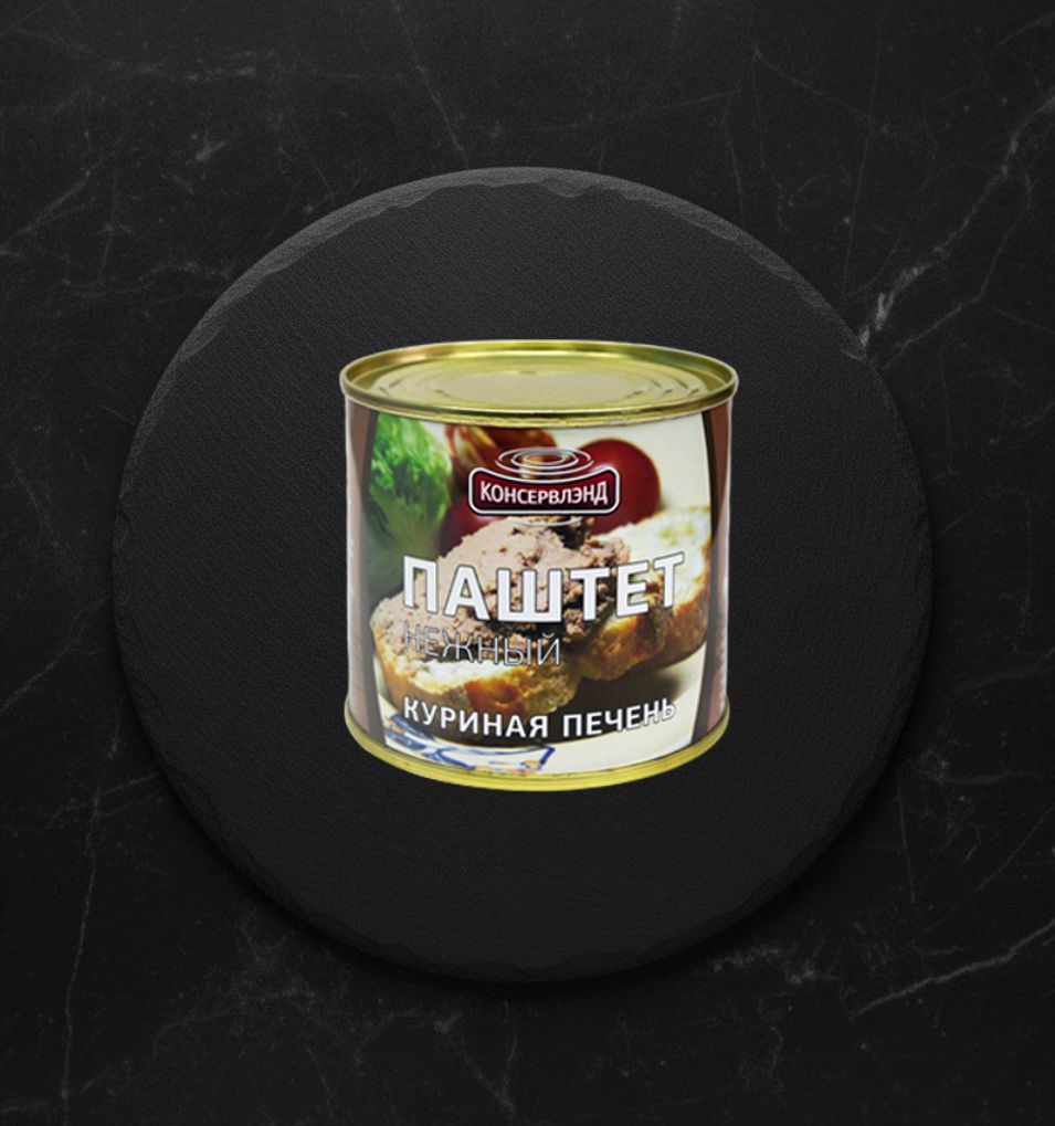 Паштет нежный с куриной печенью КОНСЕРВЛЭНД 240 г.