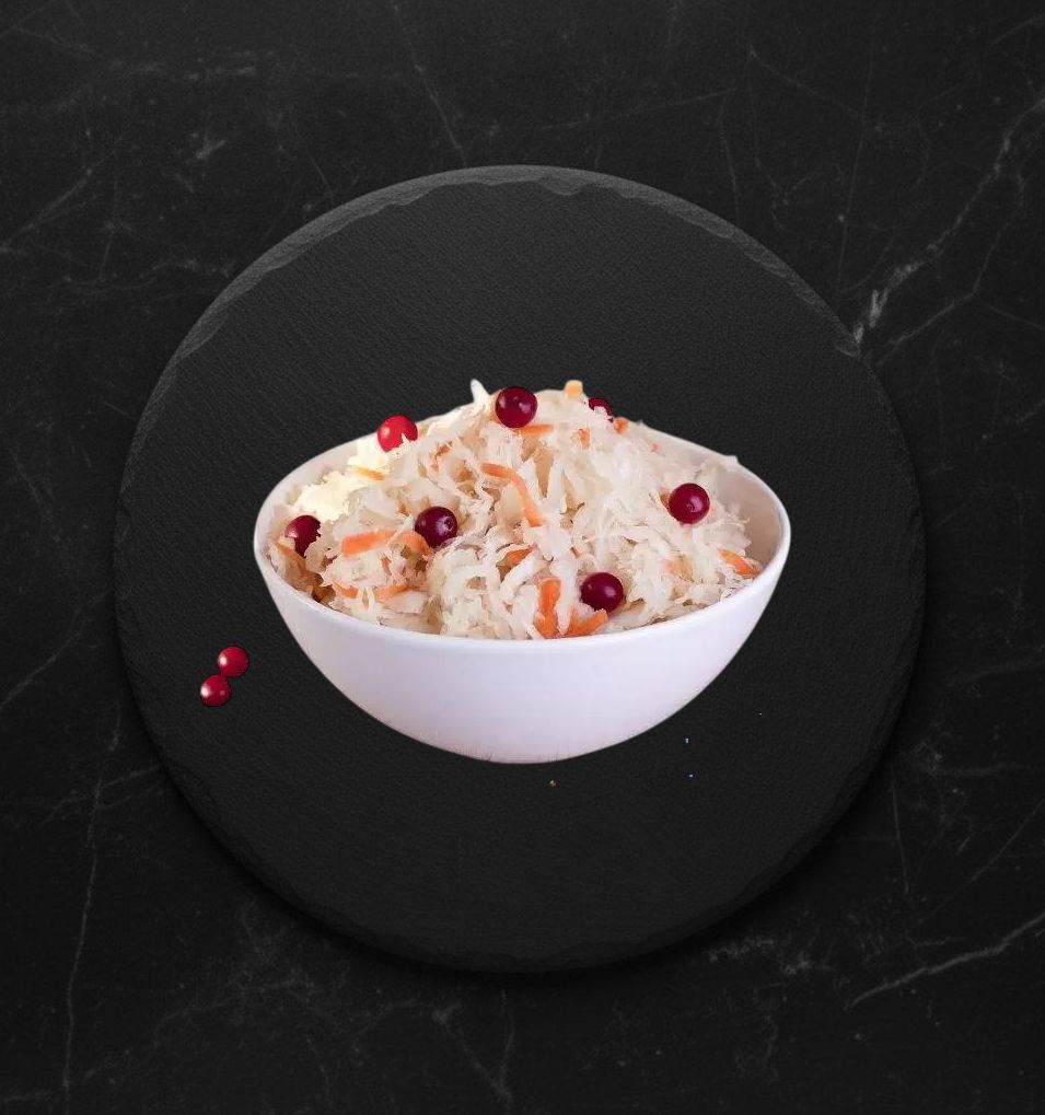 Капуста квашеная с клюквой 1,1кг пл/б