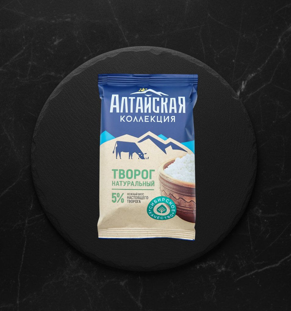 Творог 5,0% 180г Алтайская коллекция