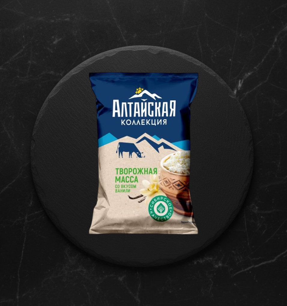 Творожная Масса ваниль Алтайская коллекция 7,5% 180 г.