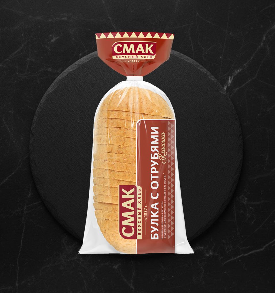 Булка с отрубями 0,330 гр Смак