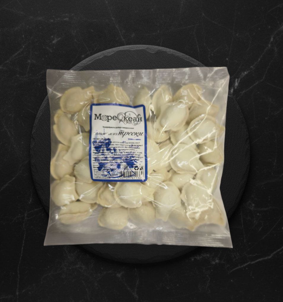 Пельмени Рыбные Море Океан из Трески 0,350кг