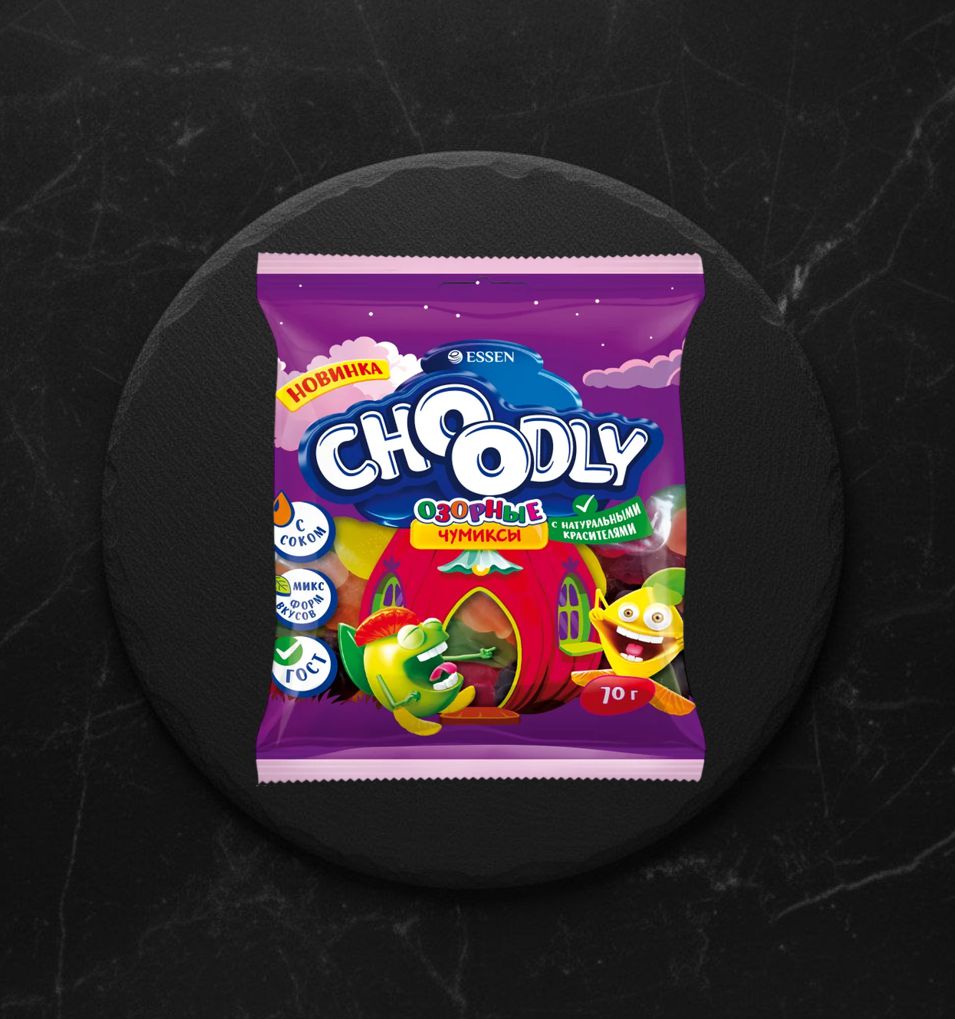 Мармелад Жевательный CHOODLY Озорные Чумиксы 170гр