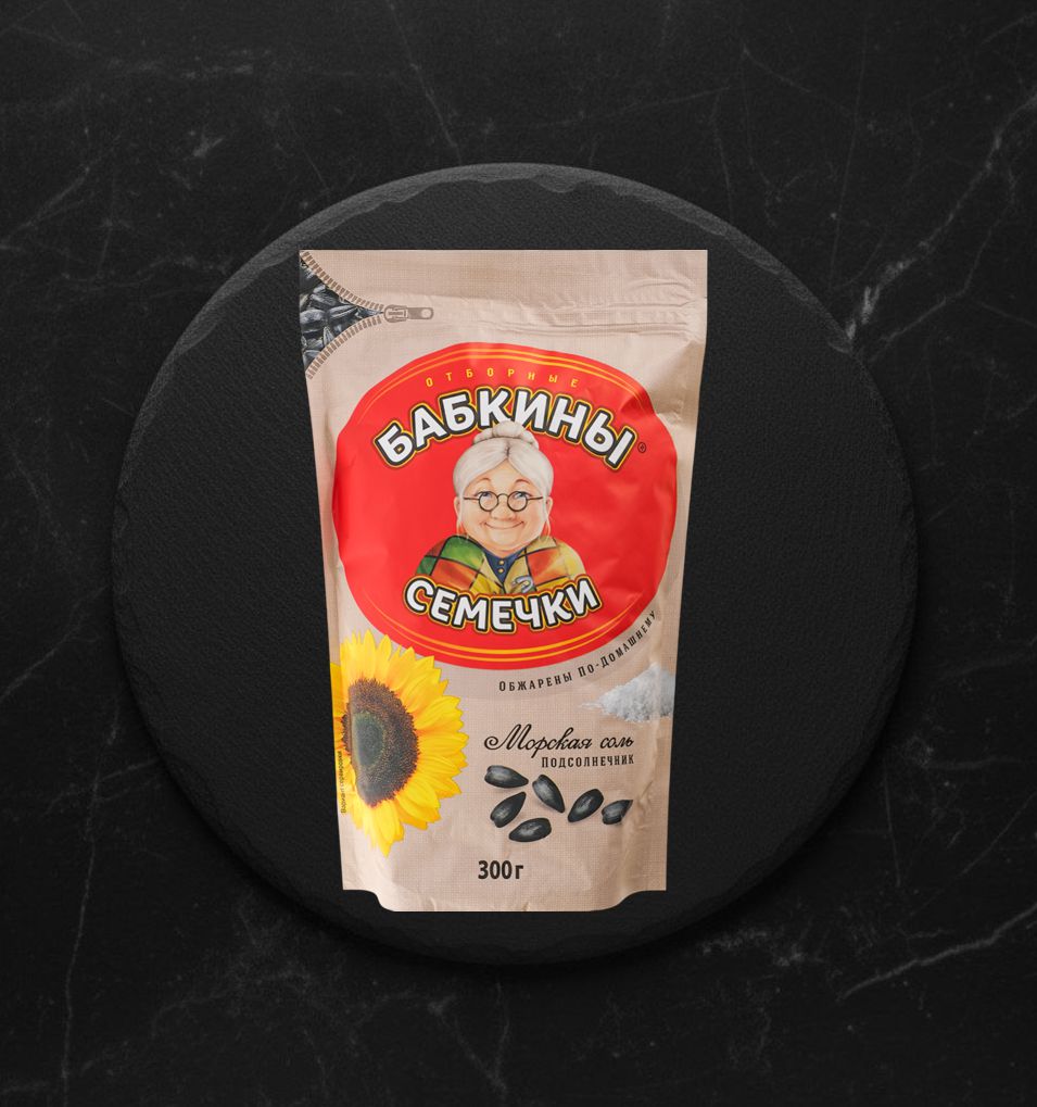 Семечки Соленые Бабкины Подсолнечные 300г