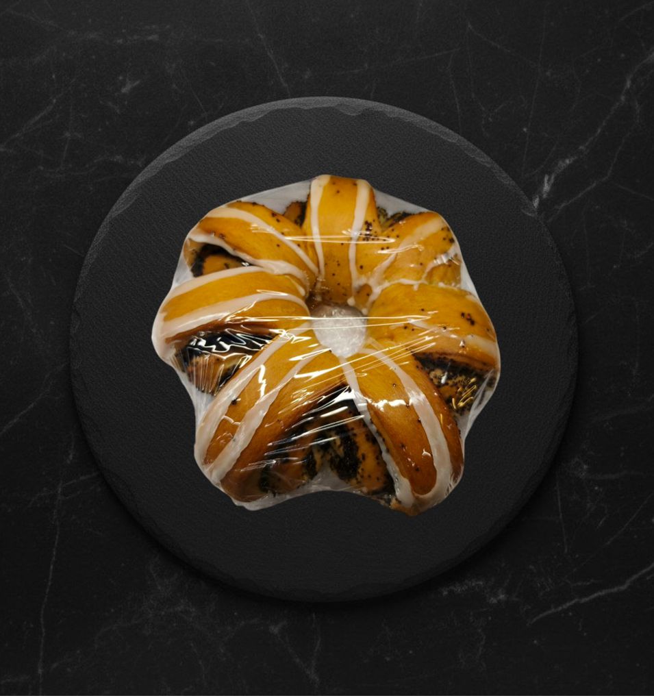 Булочка Солнышко С Маком 300гр шт Мясн. Центр