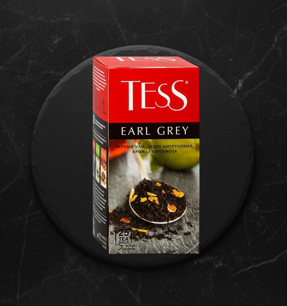 Чай Черный Тесс Earl Grey black tea (1,6гр.*25п.)