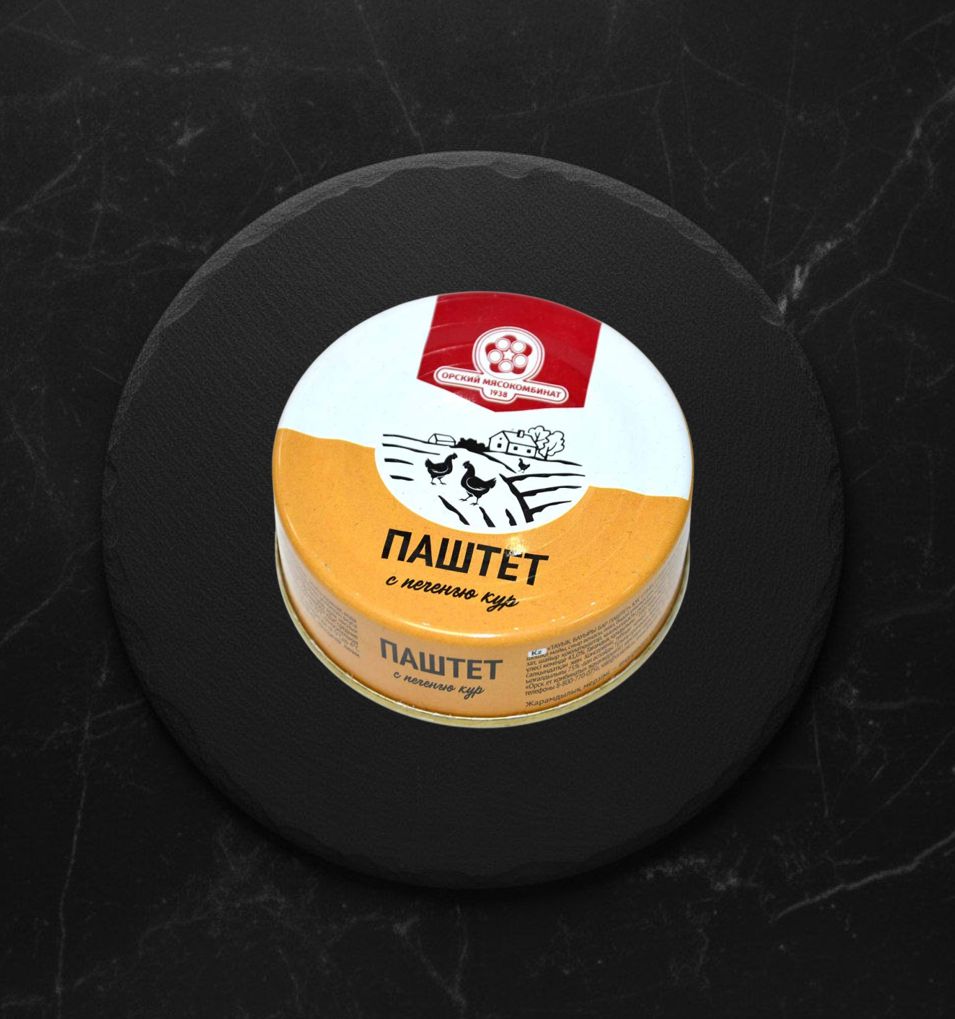 Паштет Из Куриной Печени Орский м/к 100 г