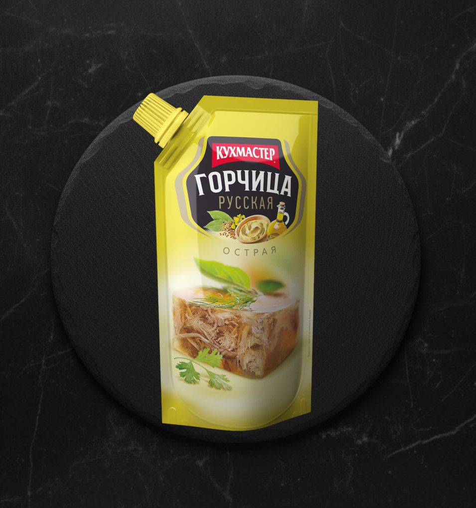 Горчица Русская 140 гр Кухмастер