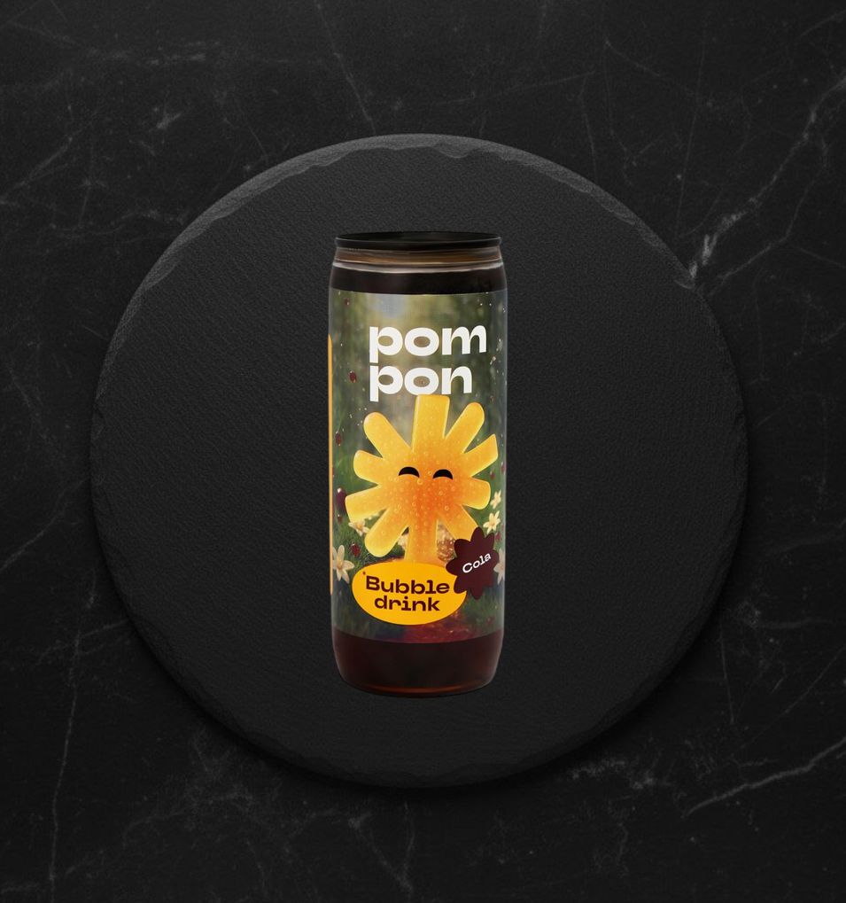 Напиток б/а негаз POMPON КОЛА с доб. Джусболлов 0,33л