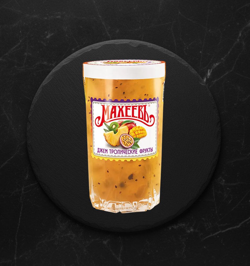 Джем Тропические Фрукты Махеев 400гр стакан