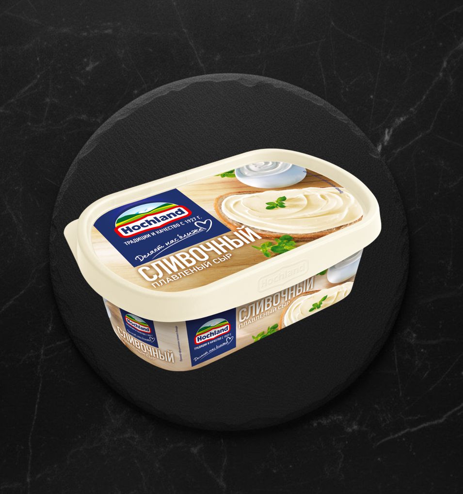 Сыр Плавленый Хохланд Сливочный ванна 200гр
