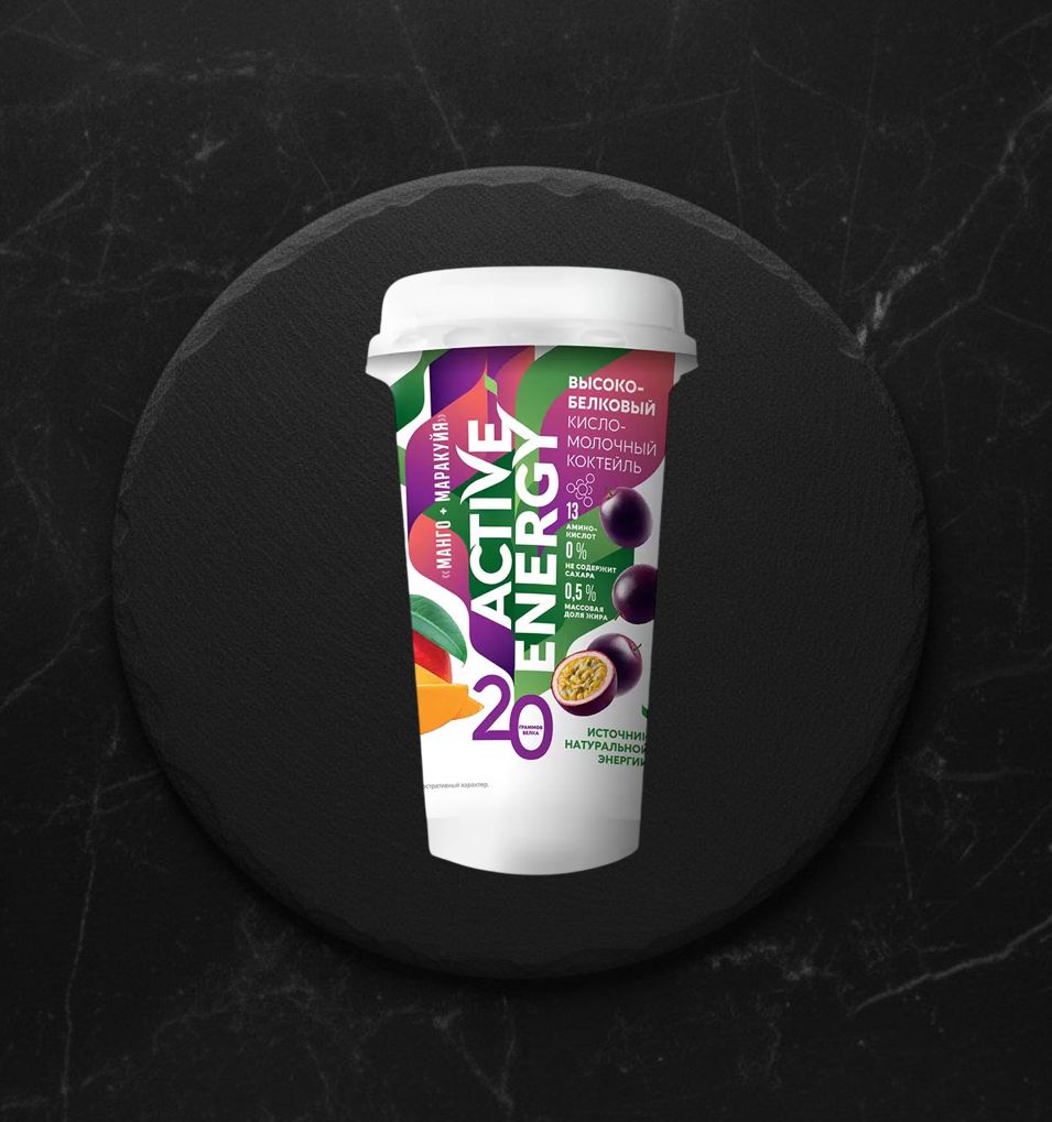 Коктейль высокобелковый со вкусом Манго Маракуйя 0,5% 230мл