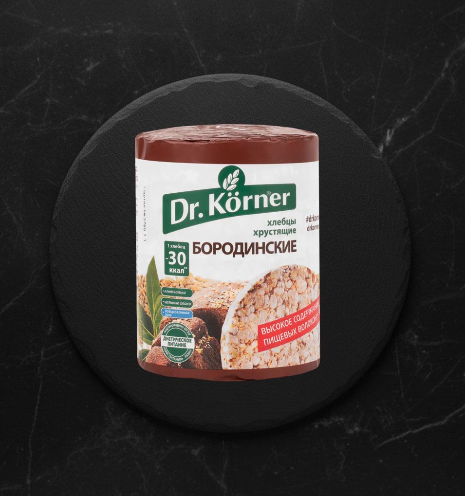 Хлебцы Бородинские"  Dr. Korner 100гр