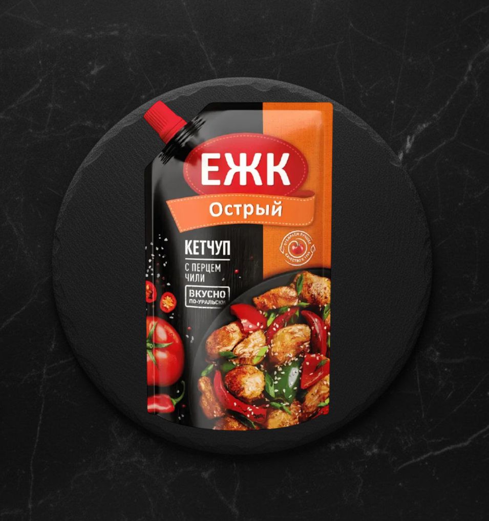 Кетчуп ЕЖК Острый 350гр