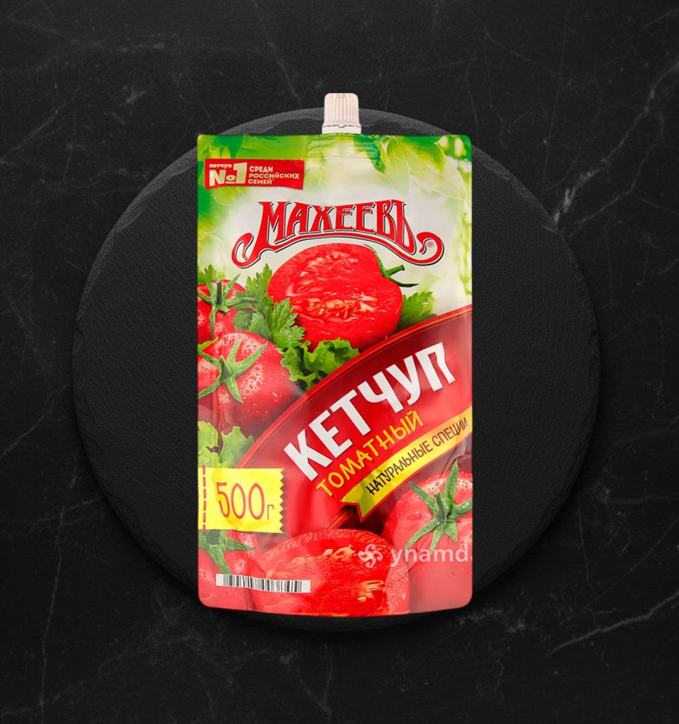 Махеев Кетчуп Томатный 500гр д/пак