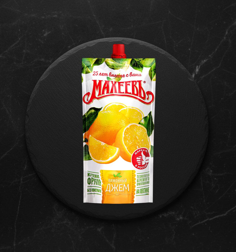 Джем Лимонный Махеев 300гр д/пак