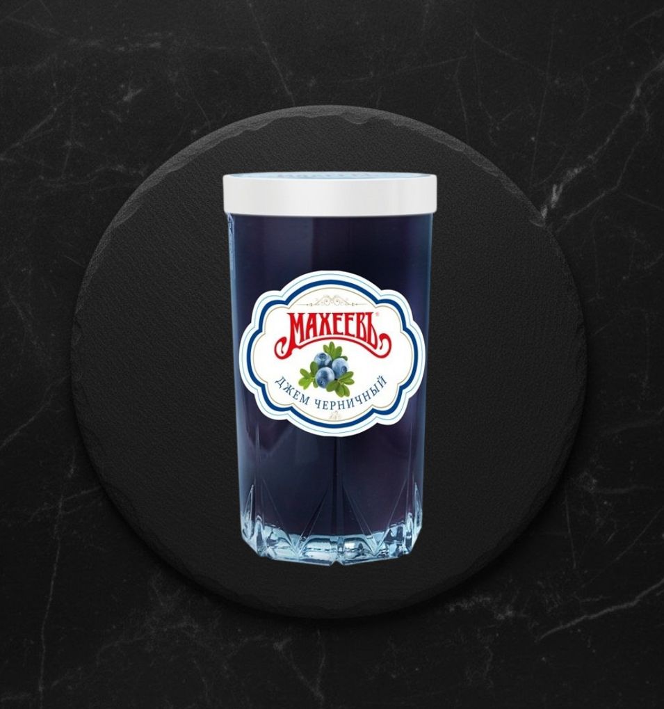 Джем Черничный Махеев 400гр стакан